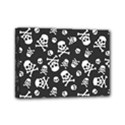 Skull-crossbones-seamless-pattern-holiday-halloween-wallpaper-wrapping-packing-backdrop Mini Canvas 7  x 5  (Stretched) View1