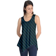 Lines Pattern Texture Stripes Particles Modern Sleeveless Tunic by Jancukart