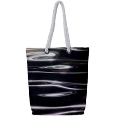Water Lake Water Surface Reflection Nature Full Print Rope Handle Tote (small) by Jancukart