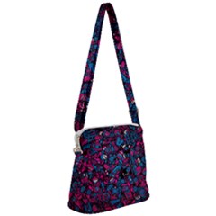 Grafitti Graffiti Abstract Artwork Digital Zipper Messenger Bag by Semog4