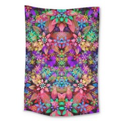 Flower Patterns Abstract Pattern Digital Art Large Tapestry by Semog4