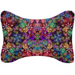 Flower Patterns Abstract Pattern Digital Art Seat Head Rest Cushion by Semog4