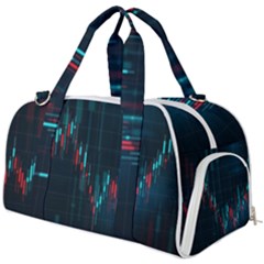 Flag Patterns On Forex Charts Burner Gym Duffel Bag by Semog4