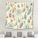 Dreamcatcher Abstract Pattern Square Tapestry (Large) View2