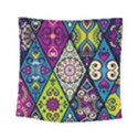 Ethnic Pattern Abstract Square Tapestry (Small) View1