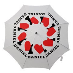 I Love Daniel Hook Handle Umbrellas (small) by ilovewhateva