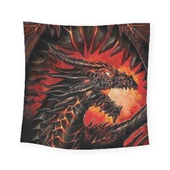 Dragon Fire Square Tapestry (small) by Semog4