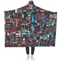 Stained Glass Mosaic Abstract Wearable Blanket View2