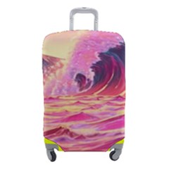 Wave Waves Ocean Sea Luggage Cover (small) by Ravend