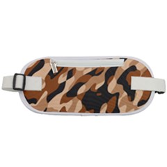 Abstract Camouflage Pattern Rounded Waist Pouch by Jack14