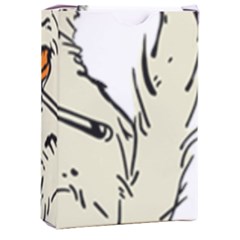 Cat Playing The Violin Art Playing Cards Single Design (rectangle) With Custom Box by oldshool