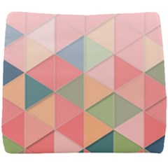 Background Geometric Triangle Seat Cushion by Semog4