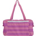 Pink Stripes Striped Design Pattern Multi Function Bag View2