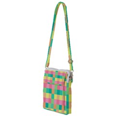 Checkerboard-pastel-squares- Multi Function Travel Bag by Semog4