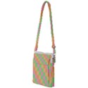 Checkerboard-pastel-squares Multi Function Travel Bag View1