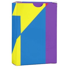 Colorful-red-yellow-blue-purple Playing Cards Single Design (rectangle) With Custom Box by Semog4