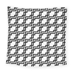 Pattern-monochrome-repeat Square Tapestry (large) by Semog4