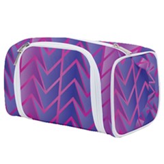 Geometric-background-abstract Toiletries Pouch by Semog4
