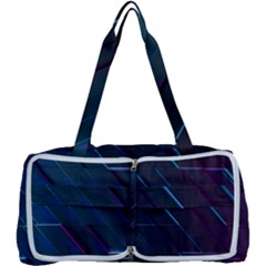 Glass-scifi-violet-ultraviolet Multi Function Bag by Semog4