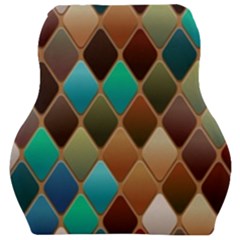 Diamond Shapes Pattern Car Seat Velour Cushion  by Semog4