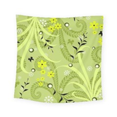 Seamless Pattern Green Garden Square Tapestry (small) by Semog4