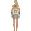 Nautical Elements Collection Long Sleeve Satin Robe View2