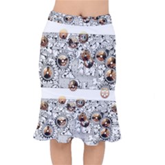 Gears Movement Machine Short Mermaid Skirt by Semog4
