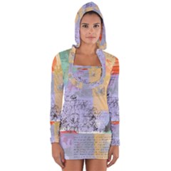 Scrapbook Paris Vintage France Long Sleeve Hooded T-shirt by Salman4z