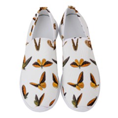 Butterfly Butterflies Insect Swarm Women s Slip On Sneakers by Salman4z