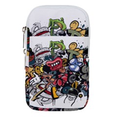 Mural Graffiti Paint Waist Pouch (small) by Salman4z