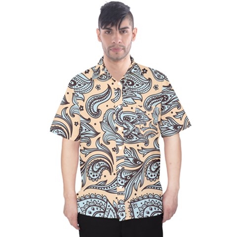 Texture Ornament Paisley Men s Hawaii Shirt by Salman4z