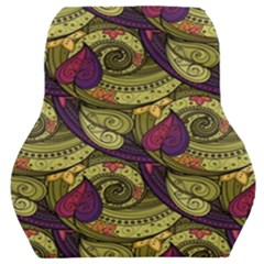 Pattern Vector Texture Style Garden Drawn Hand Floral Car Seat Back Cushion  by Salman4z