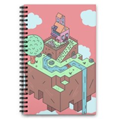 Minimal Digital Cityscape 5 5  X 8 5  Notebook by Salman4z