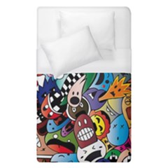 Cartoon Explosion Cartoon Characters Funny Duvet Cover (single Size) by Salman4z