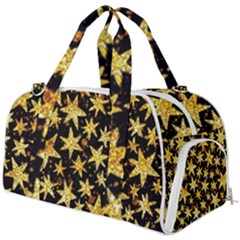 Shiny Glitter Stars Burner Gym Duffel Bag by Salman4z
