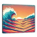 Waves Ocean Sea Tsunami Nautical 6 Canvas 24  x 20  (Stretched) View1