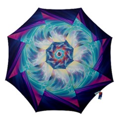 Waves Ocean Sea Tsunami Nautical Nature Water Hook Handle Umbrellas (large) by Jancukart