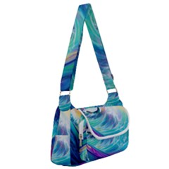 Waves Ocean Sea Tsunami Nautical Nature Water Multipack Bag by Jancukart