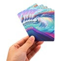 Waves Ocean Sea Tsunami Nautical Nature Water Playing Cards Single Design (Rectangle) with Custom Box View3