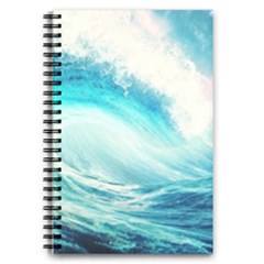 Tsunami Waves Ocean Sea Nautical Nature Water 8 5 5  X 8 5  Notebook by Jancukart