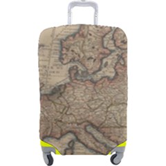 Vintage Europe Map Luggage Cover (large) by Sudheng