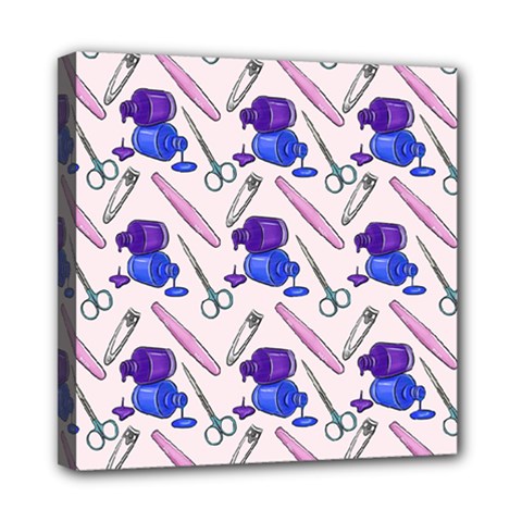 Manicure Mini Canvas 8  X 8  (stretched) by SychEva