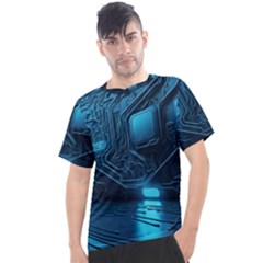 Technology Modern Men s Sport Top by Simbadda