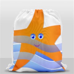Beach Sea Shell Swimming Drawstring Bag (small) by Amaryn4rt