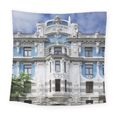 Squad Latvia Architecture Square Tapestry (large) by Celenk
