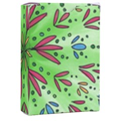 Flower Mandala Art Drawing Spring Background Playing Cards Single Design (rectangle) With Custom Box by Uceng