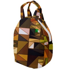 Abstract Experimental Geometric Shape Pattern Travel Backpacks by Uceng