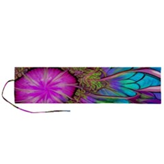 Abstract Art Psychedelic Experimental Roll Up Canvas Pencil Holder (l) by Uceng