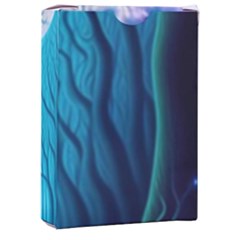 Blue Forrest Jungle,tree Trees Nature Landscape Playing Cards Single Design (rectangle) With Custom Box by Uceng