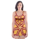 Flower Mandala Template Sketch Drawing Art Skater Dress Swimsuit View1